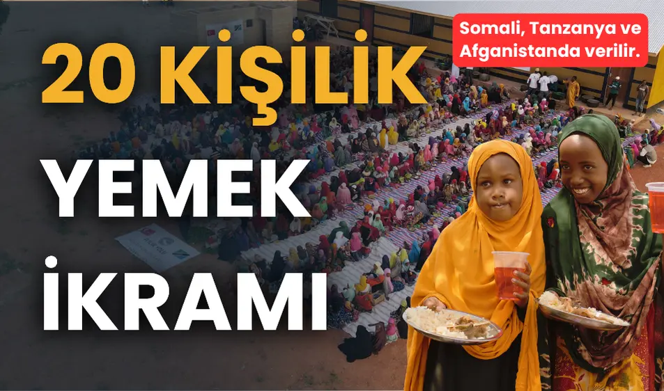 20 Kişilik Yemek İkramı