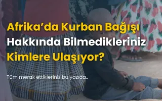 Afrika’da Adak Kurbanı Bağışı