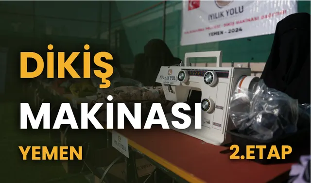 30 Aileye Dikiş Makinası Dağıtımı